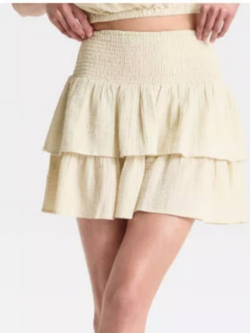 Universal Thread tiered ruffle mini skirt